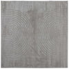Vidaxl vloerkleden vierkant huarte grijs 120 x 120 cm polyester