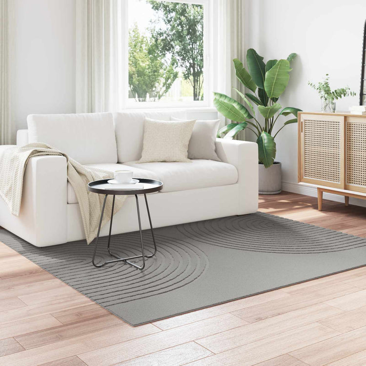 Vidaxl binnen kleed galati grijs 200 x 200 cm polyester