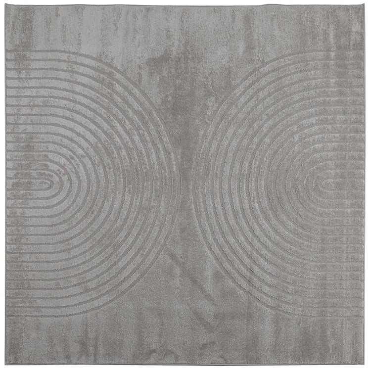 Vidaxl binnen kleed galati grijs 200 x 200 cm polyester