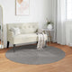 Vidaxl vloerkleden rond huarte grijs ø 120 cm polyester