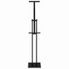 Vidaxl beurs displays 2 pcs zwart 26,5 x 26,5 x 150 cm staal