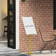 Vidaxl beurs displays goud 26,5 x 26,5 x 150 cm staal
