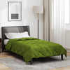 Vidaxl zomer dekbed groen 200 x 140 cm microfiber