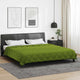 Vidaxl zomer dekbed groen 240 x 200 cm microfiber