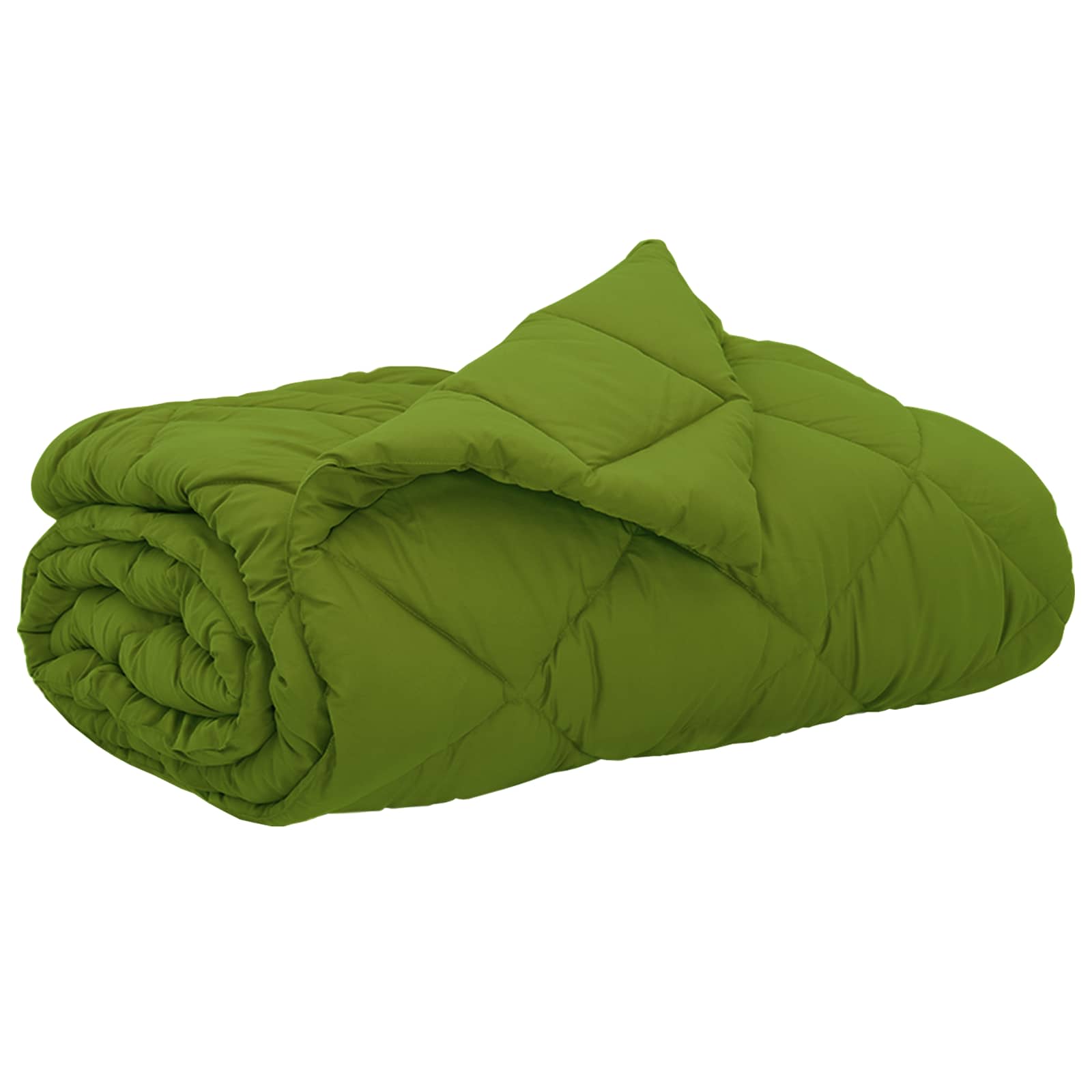 Vidaxl zomer dekbed groen 220 x 260 cm microfiber