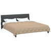 Vidaxl zomer dekbed taupe 240 x 200 cm microfiber