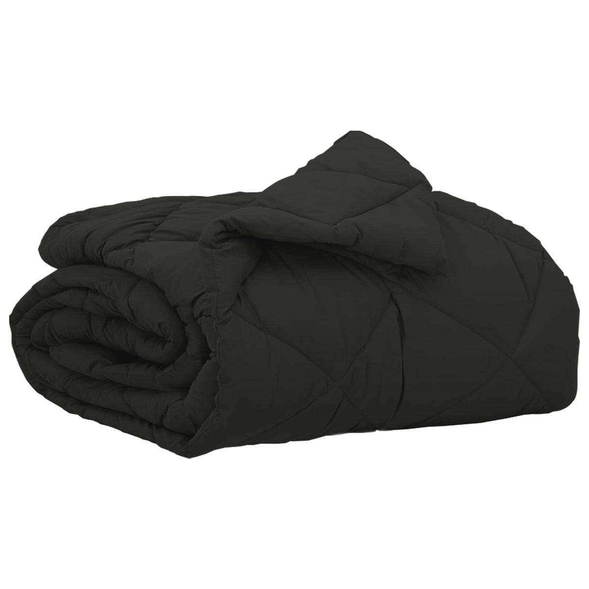 Vidaxl zomer dekbed zwart 220 x 155 cm microfiber