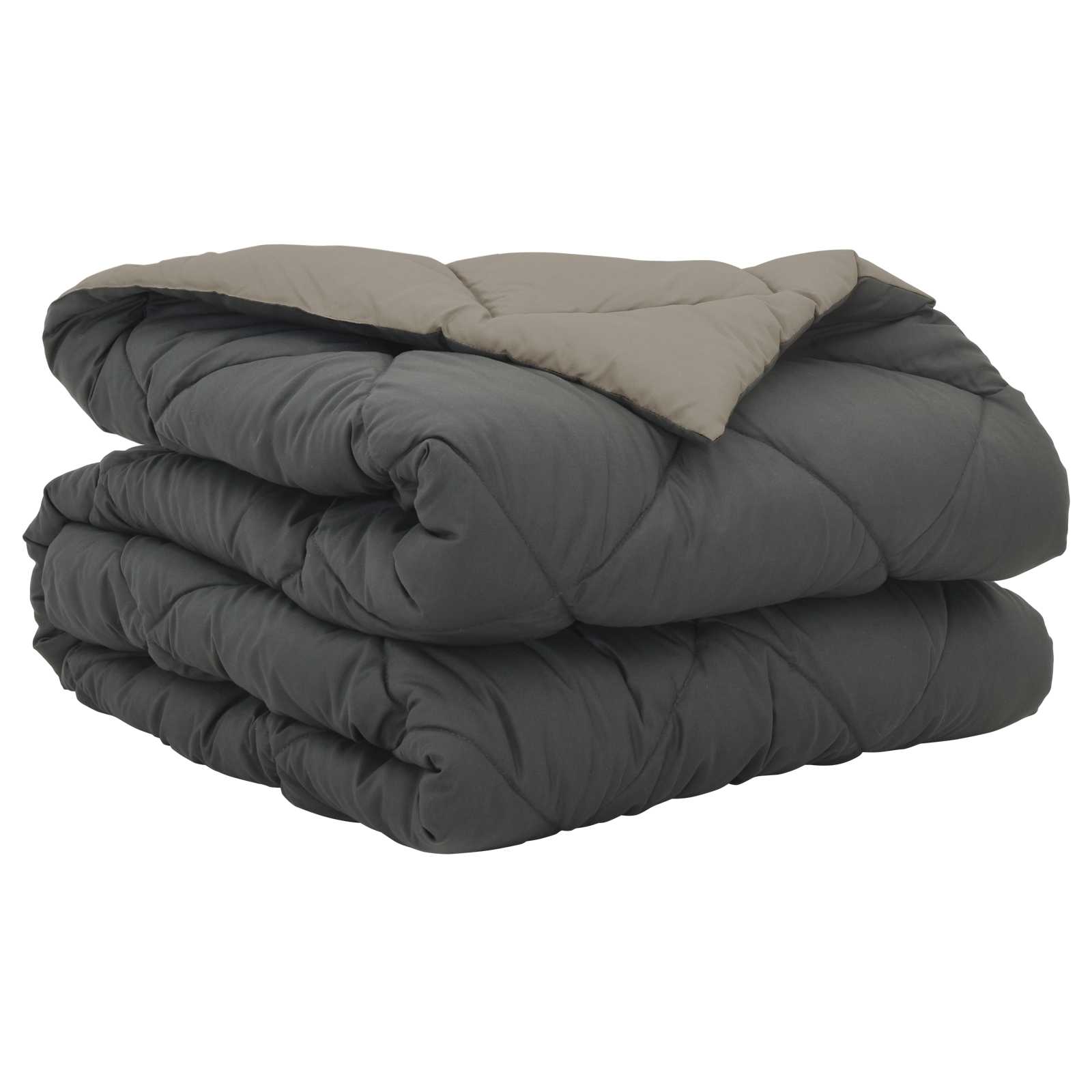 Vidaxl zomer dekbed lichtgrijs en antraciet 220 x 140 cm microfiber