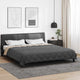 Vidaxl vol jaar dekbed antraciet en taupe 220 x 260 cm microfiber