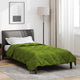 Vidaxl vol jaar dekbed groen 200 x 140 cm microfiber