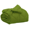 Vidaxl vol jaar dekbed groen 220 x 140 cm microfiber