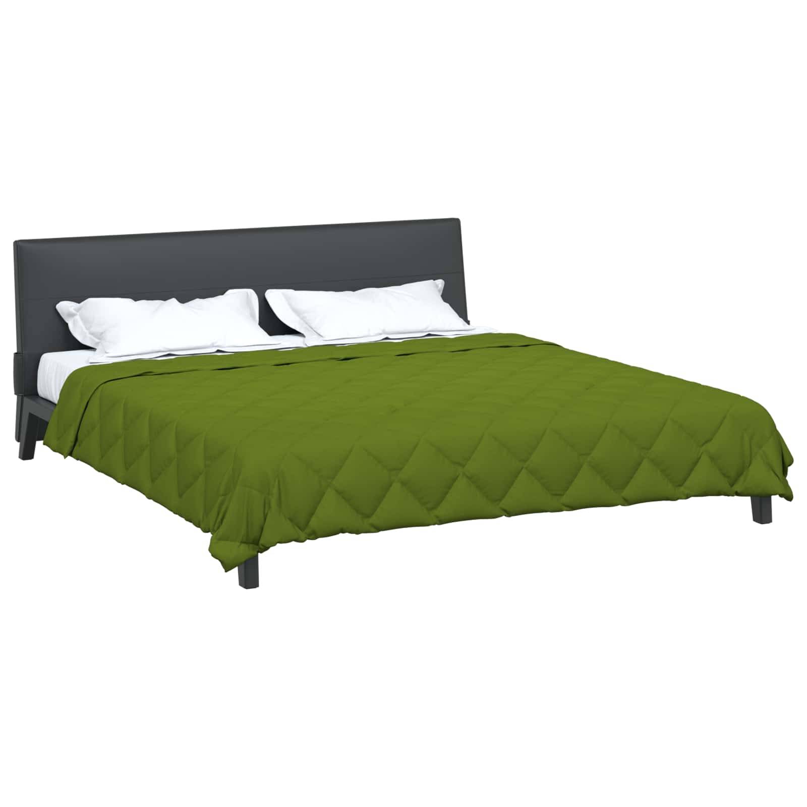 Vidaxl vol jaar dekbed groen 240 x 260 cm microfiber
