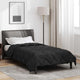 Vidaxl vol jaar dekbed zwart 200 x 140 cm microfiber