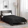 Vidaxl vol jaar dekbed zwart 220 x 140 cm microfiber