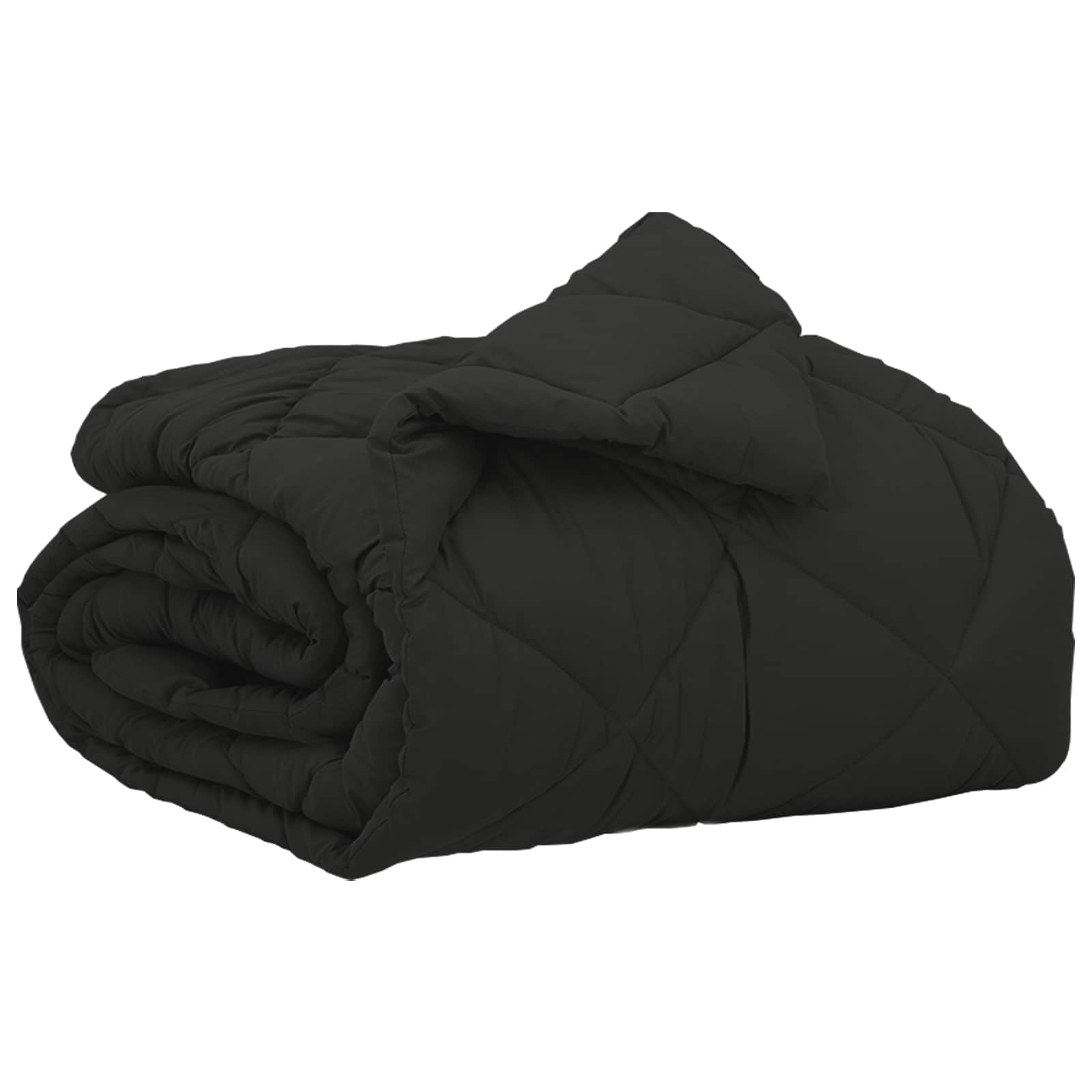 Vidaxl vol jaar dekbed zwart 220 x 140 cm microfiber