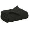 Vidaxl vol jaar dekbed zwart 240 x 260 cm microfiber