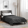 Vidaxl vol jaar dekbed zwart en anthraciet 200 x 140 cm microfiber