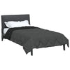 Vidaxl vol jaar dekbed zwart en anthraciet 200 x 140 cm microfiber