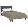 Vidaxl vol jaar dekbed lichtgrijs 200 x 155 cm microfiber