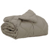 Vidaxl vol jaar dekbed lichtgrijs 220 x 135 cm microfiber