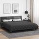 Vidaxl winter dekbed antraciet 200 x 200 cm microfiber