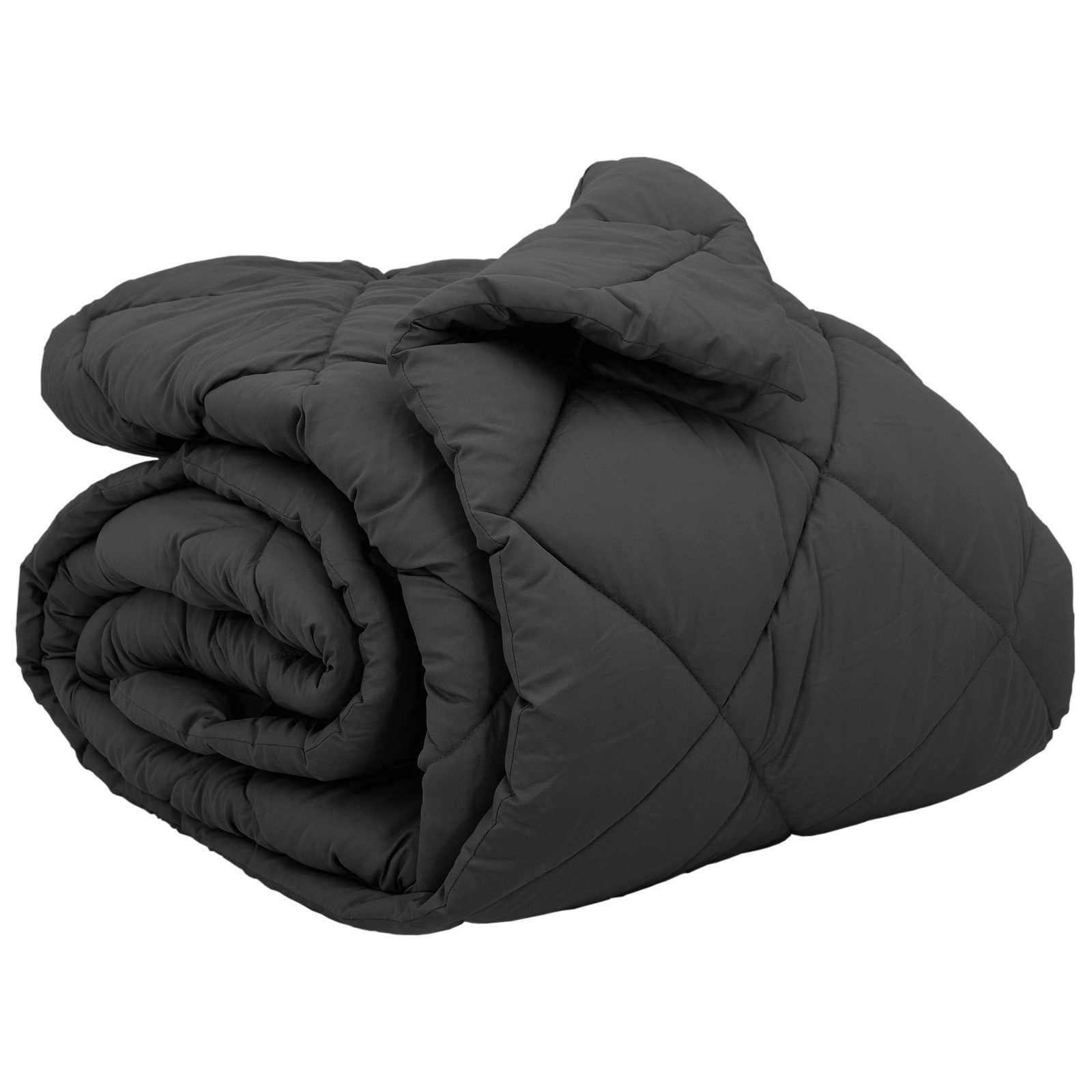 Vidaxl winter dekbed antraciet 200 x 200 cm microfiber