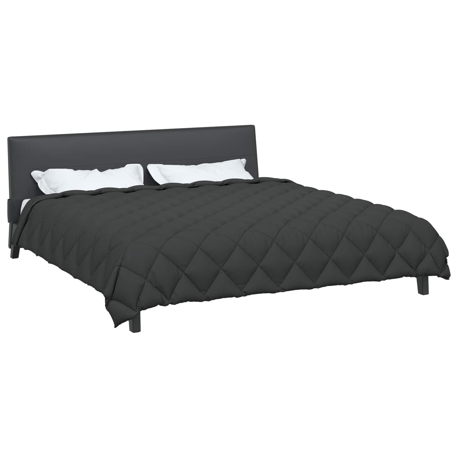 Vidaxl winter dekbed antraciet 220 x 260 cm microfiber