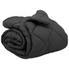 Vidaxl winter dekbed antraciet 240 x 260 cm microfiber