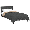 Vidaxl winter dekbed antraciet en taupe 220 x 155 cm microfiber