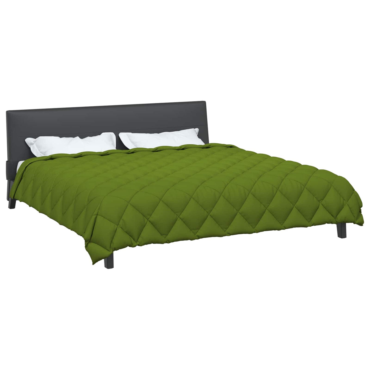 Vidaxl winter dekbed groen 200 x 200 cm microfiber