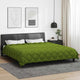 Vidaxl winter dekbed groen 240 x 200 cm microfiber