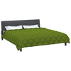 Vidaxl winter dekbed groen 240 x 200 cm microfiber