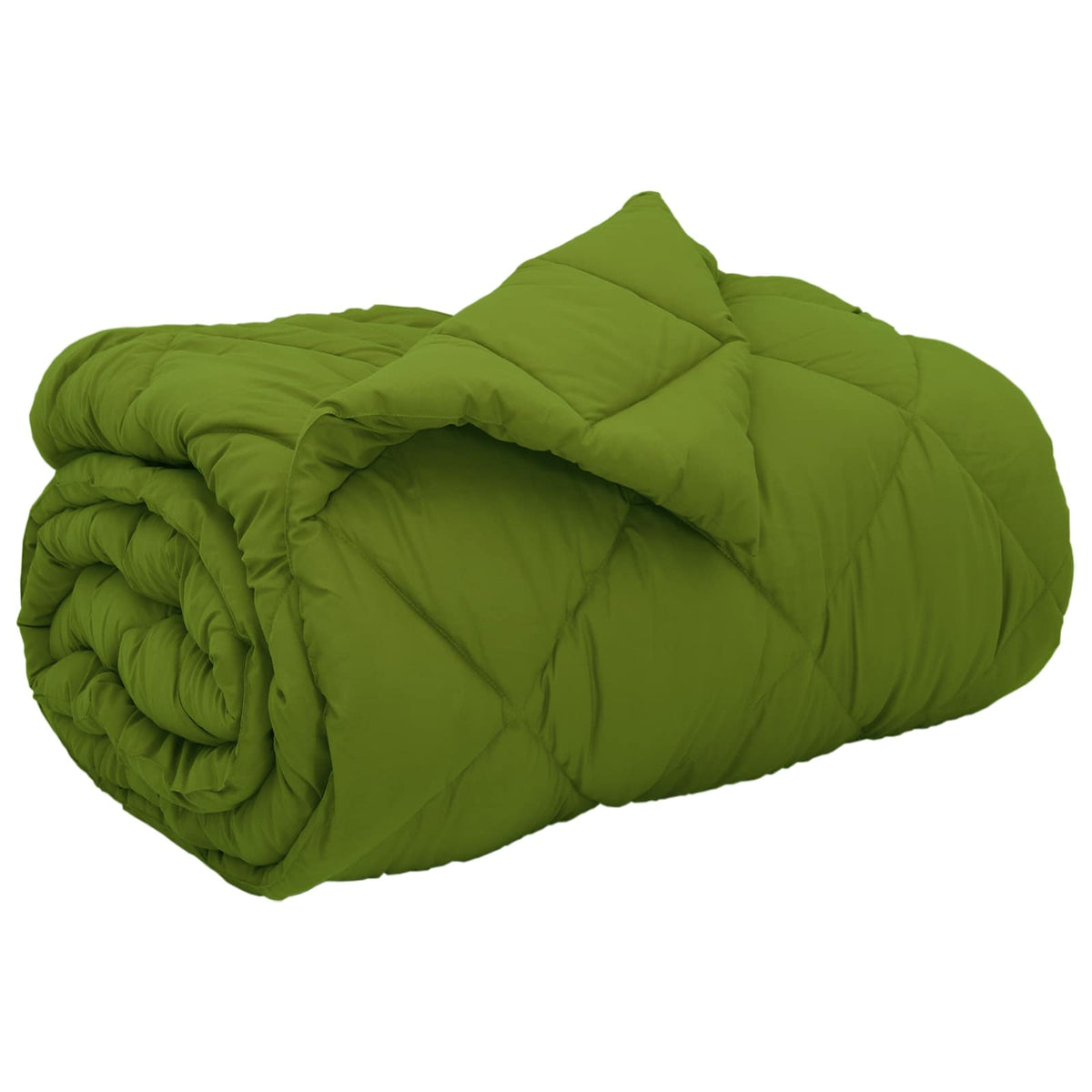Vidaxl winter dekbed groen 220 x 135 cm microfiber