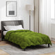 Vidaxl winter dekbed groen 220 x 155 cm microfiber