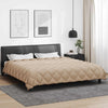 Vidaxl winter dekbed taupe 220 x 240 cm microfiber