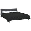 Vidaxl winter dekbed zwart 240 x 200 cm microfiber