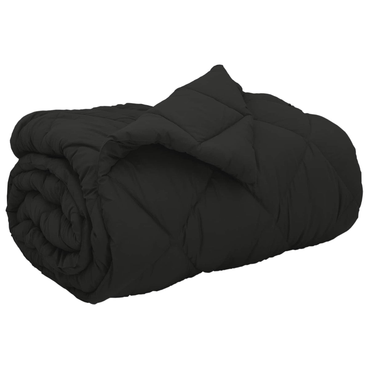 Vidaxl winter dekbed zwart 220 x 135 cm microfiber