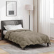 Vidaxl winter dekbed lichtgrijs 200 x 135 cm microfiber