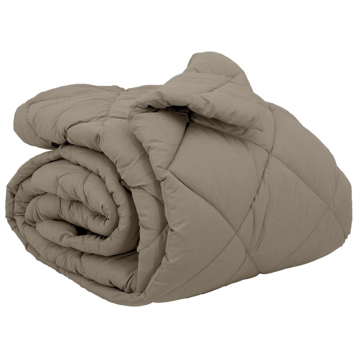 Vidaxl winter dekbed lichtgrijs 200 x 200 cm microfiber