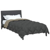 Vidaxl winter dekbed lichtgrijs en antraciet 200 x 155 cm microfiber