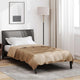 Vidaxl zomer dekbed goud 220 x 155 cm satijn en microfiber