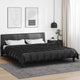 Vidaxl zomer dekbed zwart 200 x 200 cm satijn en microfiber
