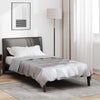 Vidaxl zomer dekbed zilver 200 x 135 cm satijn en microfiber