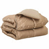 Vidaxl vol jaar dekbed goud 200 x 200 cm satijn en microfiber