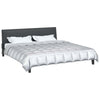 Vidaxl vol jaar dekbed zilver 220 x 200 cm satijn en microfiber