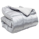 Vidaxl winter dekbed 220 x 260 cm 450 gsm zilver - afbeelding 2