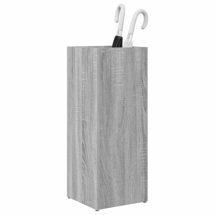 Vidaxl paraplu standaard grijs sonoma 25 x 24,5 x 64 cm bewerkt hout