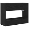 Vidaxl paraplu standaard zwart eiken 65 x 24 x 50 cm bewerkt hout