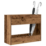 Vidaxl paraplu standaard oudhout 65 x 24 x 50 cm bewerkt hout - afbeelding 3