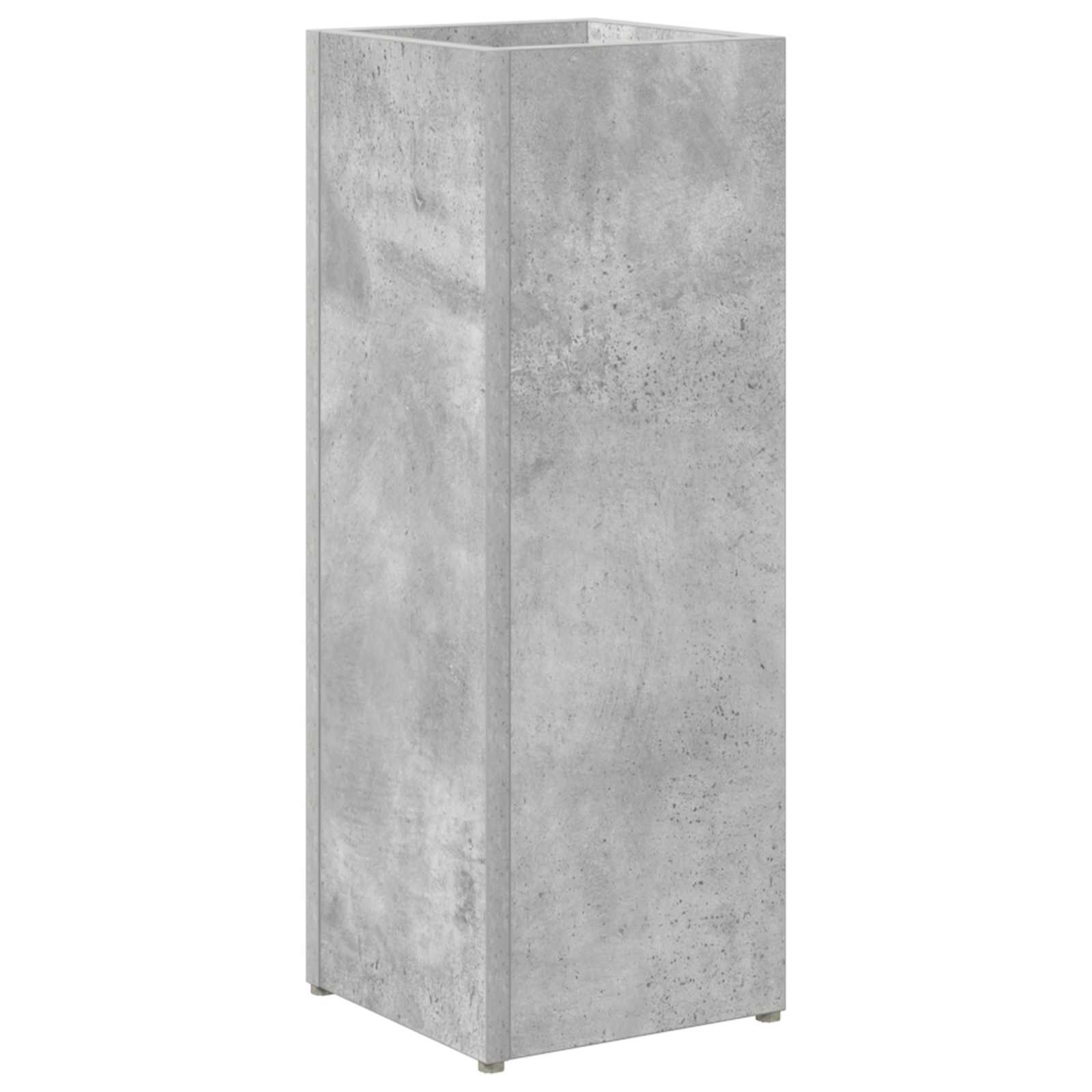 Vidaxl paraplu standaard beton grijs 20 x 20 x 55,5 cm bewerkt hout
